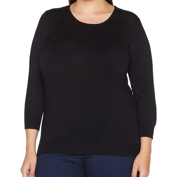 Capsule Simply Be Women's Crew Sweater (Plus Size) - Picture 1 of 8